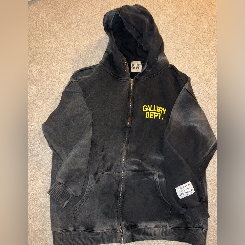Gallery Dept. Sun-Faded Zipper Hoodie (AUTHENTIC)